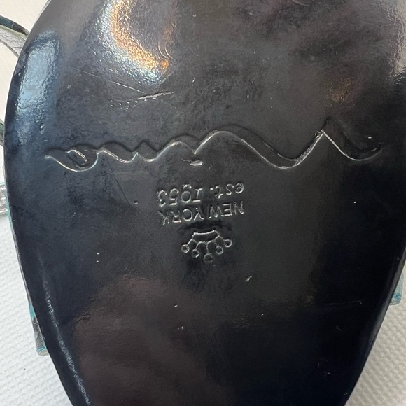 Size 7 Nina New Yoel Green and Blue Heels - Picture 5 of 7